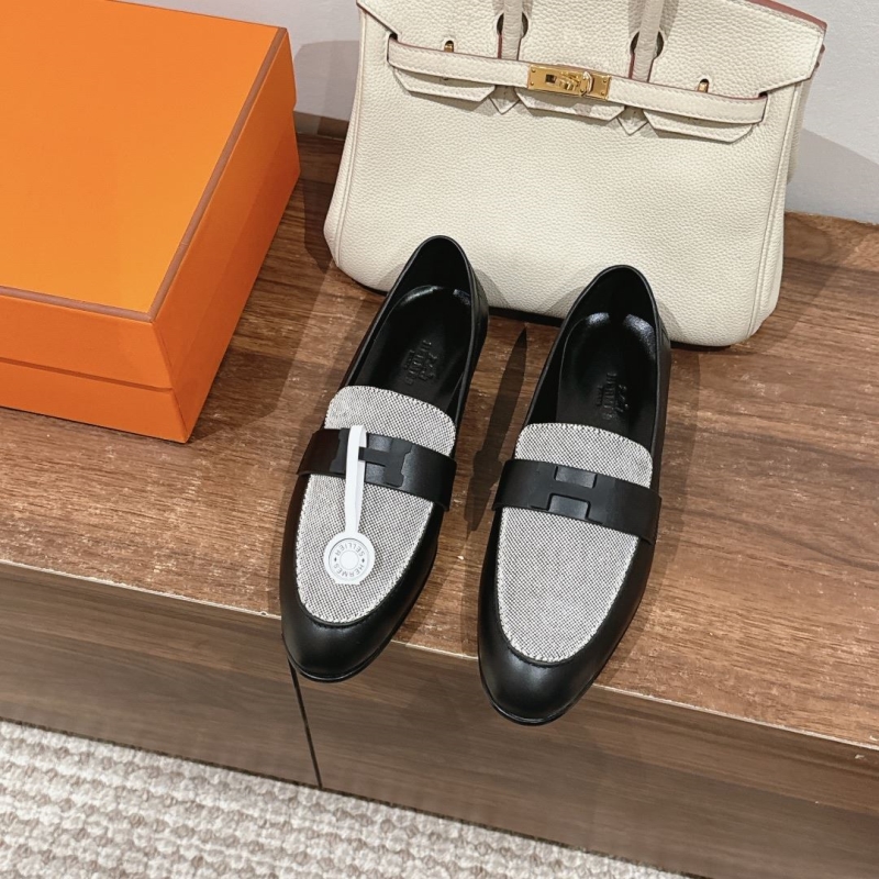 H**mes leather shoes